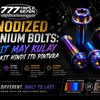 Anodized Titanium Bolts: Bakit May Kulay at Bakit Hindi Ito Pintura