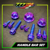 GR5 Titanium Handlebar Bolt Set Raider 150 Fi and Carb Complete Set - Triple Seven Motoparts Philippines