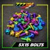 Titanium 5x15 Sensor Bolt Universal Honda Yamaha Suzuki - 777 Motoparts Philippines