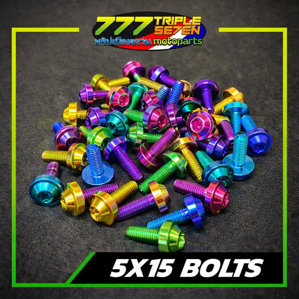 Titanium 5x15 Sensor Bolt Universal Honda Yamaha Suzuki - 777 Motoparts Philippines