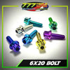 Titanium M6x20 Hex Socket Bolt Universal Motorcycle - 777 Motoparts Philippines