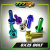 GR5 Titanium M8x25mm Salaya Head Bolt Universal Honda Yamaha - Triple Seven Motoparts Philippines