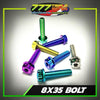 GR5 Titanium M8x35mm Salaya Head Bolt Universal Honda Yamaha - Triple Seven Motoparts Philippines