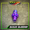 Titanium GR5 Banjo with Bleeder Bolt β Standard 1.25 / Fine 1.0 Thread (Per Piece)