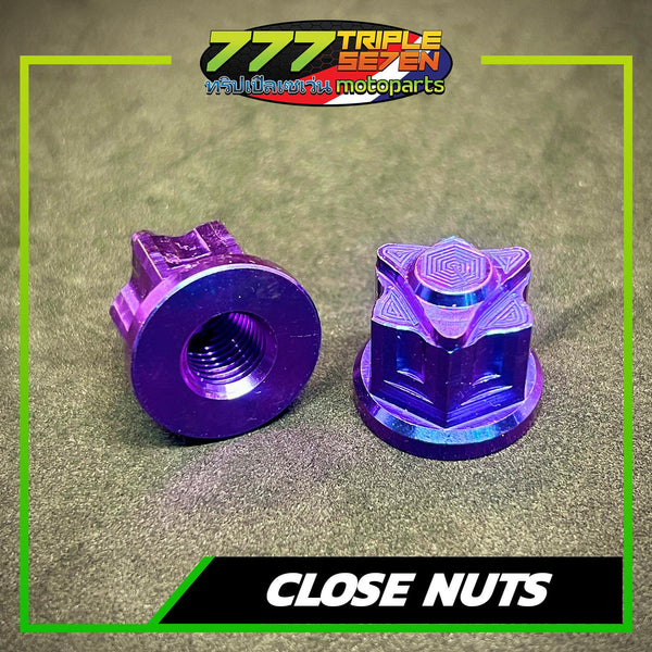 GR5 Titanium Dome Nut Color Options Multiple Sizes - Triple Seven Motoparts Philippines