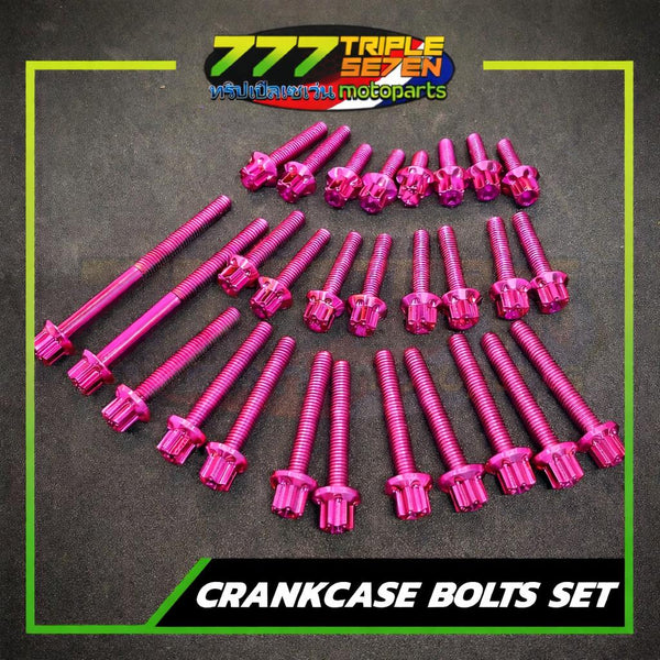 Titanium Crankcase Bolt Set Complete Yamaha Honda - 777 Motoparts Philippines