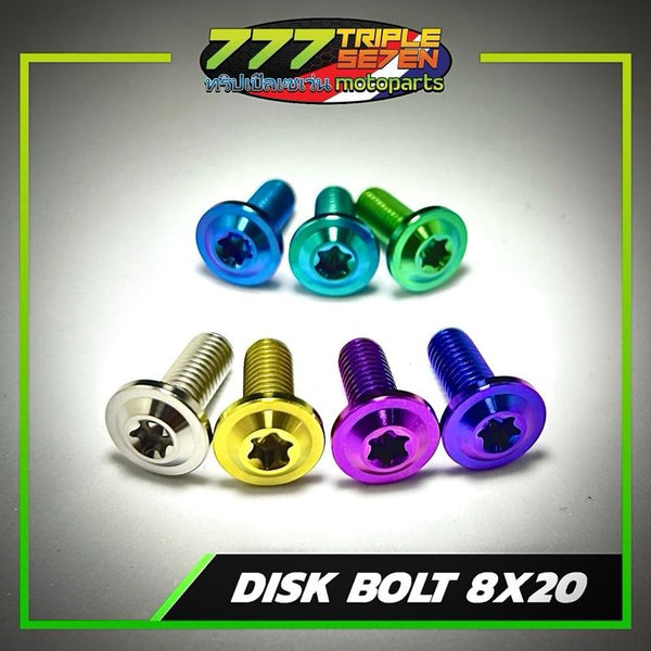 Titanium GR5 Universal Disc Bolt Set - 777 Motoparts Philippines