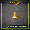 Titanium Galfer Disc Button Close-Up Detail - 777 Motoparts Philippines