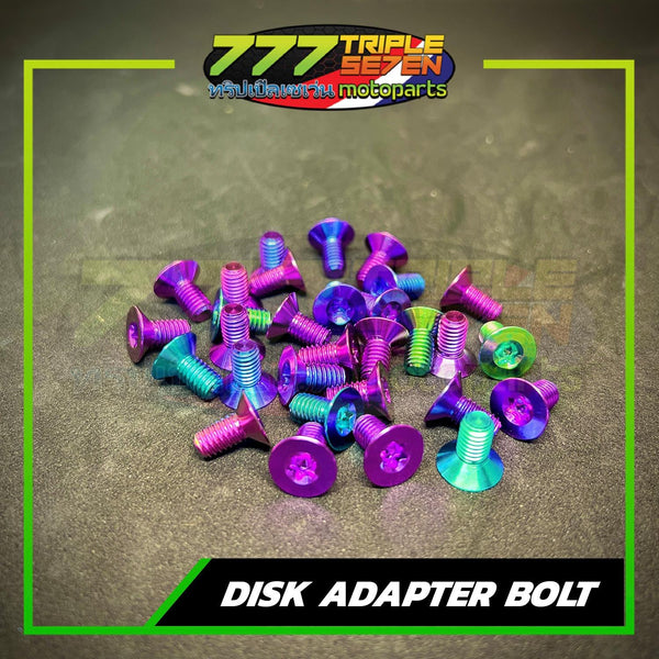 GR5 Titanium Galfer Disc Button 6mm Negative Bolt Anodized - Triple Seven Motoparts Philippines