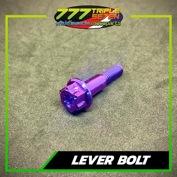 Titanium Lever Bolt Big Head Gold Purple Pink Blue - 777 Motoparts Philippines