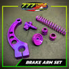 GR5 Titanium Rear Brake Arm Set Universal Motorcycle - Triple Seven Motoparts Philippines