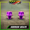 Titanium Side Mirror Bolt Set Honda Yamaha Suzuki - 777 Motoparts Philippines