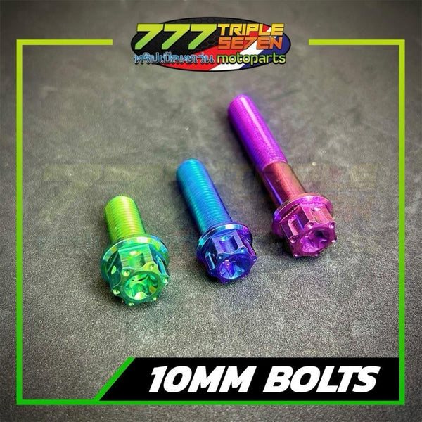 GR5 Titanium 10mm Universal Salaya Head Bolt Anodized - Triple Seven Motoparts Philippines