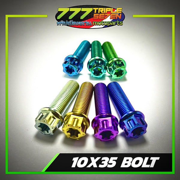 Titanium M10x35 Bolt Universal Honda Yamaha Motorcycle - 777 Motoparts Philippines