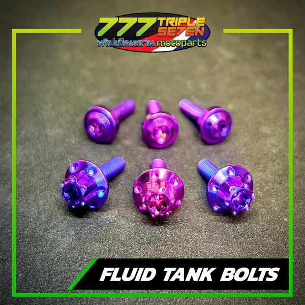 GR5 Titanium 4mm Fluid Tank Bolt Set Universal 2pcs - Triple Seven Motoparts Philippines