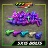 GR5 Titanium 5x15 Body Sensor Bolt Color Options - Triple Seven Motoparts Philippines