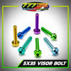 GR5 Titanium 5x35mm Visor Bolt Set Yamaha NMAX V3 4pcs - Triple Seven Motoparts Philippines