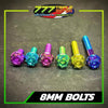 GR5 Titanium 8mm Bolt Color Comparison Gold Purple Blue - Triple Seven Motoparts Philippines