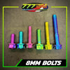 Titanium 8MM Universal Bolt Salaya Head Multiple Lengths - 777 Motoparts Philippines