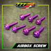Titanium Airbox Screw Set Yamaha NMAX Aerox Complete - 777 Motoparts Philippines