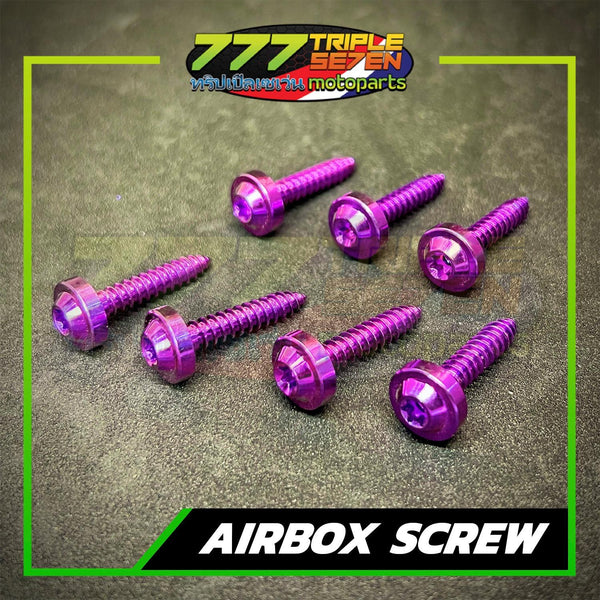 Titanium Airbox Screw Set Yamaha NMAX Aerox Complete - 777 Motoparts Philippines