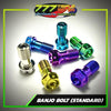 Titanium Banjo Bolt M10 Brake Hose Fitting Anodized - 777 Motoparts Philippines