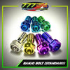 GR5 Titanium Brake Banjo Bolt Standard 1.25 Fine 1.0 Thread - Triple Seven Motoparts Philippines