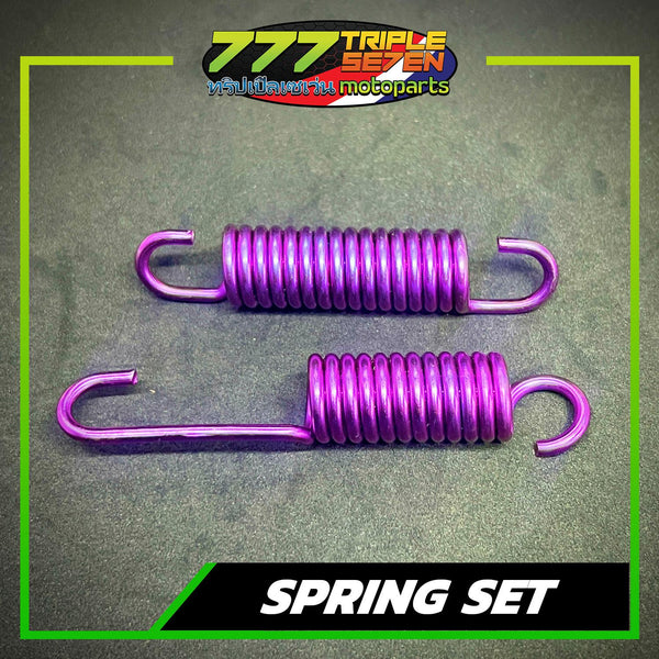 Titanium Stand Spring Set Honda Click Side Center Complete - 777 Motoparts Philippines