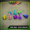 Titanium GR5 CNC Head Disc/Disk Bolt with Collar/Neck- Universal