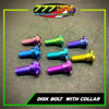 Titanium CNC Disc Bolt Collar Neck Style Anodized - 777 Motoparts Philippines