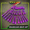 Titanium GR5 Engine Crankcase Bolt Set 6mm (Sold as a Set)