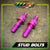 GR5 Titanium 8mm Exhaust Stud Bolt Set Pair Universal Motorcycle - Triple Seven Motoparts Philippines