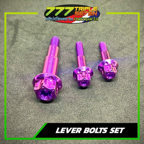 GR5 Titanium Lever Bolt Set Honda Click 125 160 - Triple Seven Motoparts Philippines