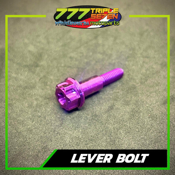 GR5 Titanium Lever Bolt Big Head Color Options - Triple Seven Motoparts Philippines