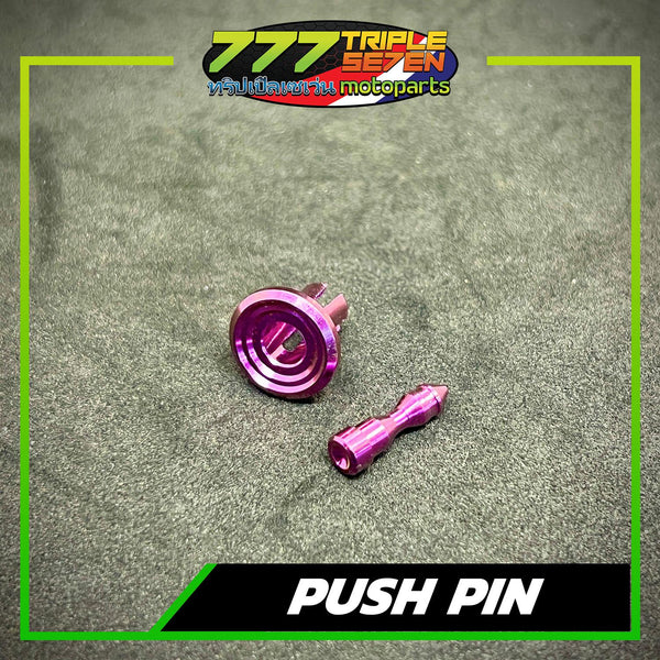 Titanium Push Pin Set Fairings Body Cover Clips - 777 Motoparts Philippines