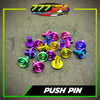 Titanium Push Pin Lock Cover Fairing Universal Honda Yamaha - 777 Motoparts Philippines