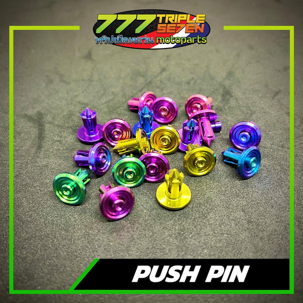 Titanium Push Pin Lock Cover Fairing Universal Honda Yamaha - 777 Motoparts Philippines