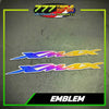 GR5 Titanium Yamaha XMAX Emblem Set Anodized - Triple Seven Motoparts Philippines